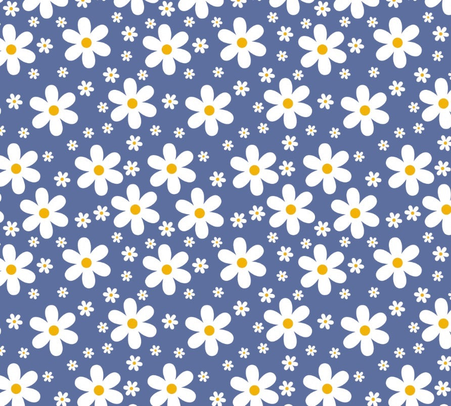 Bandana margaritas fondo azul cielo