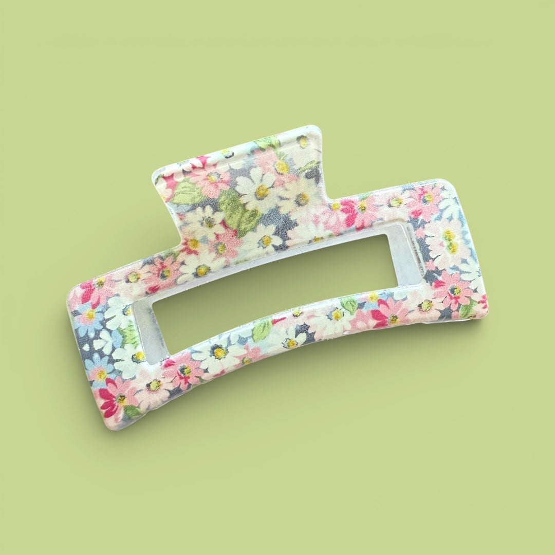 Pinza para cabello - floral