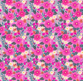Bandana floral (flor fucsia)  🌺