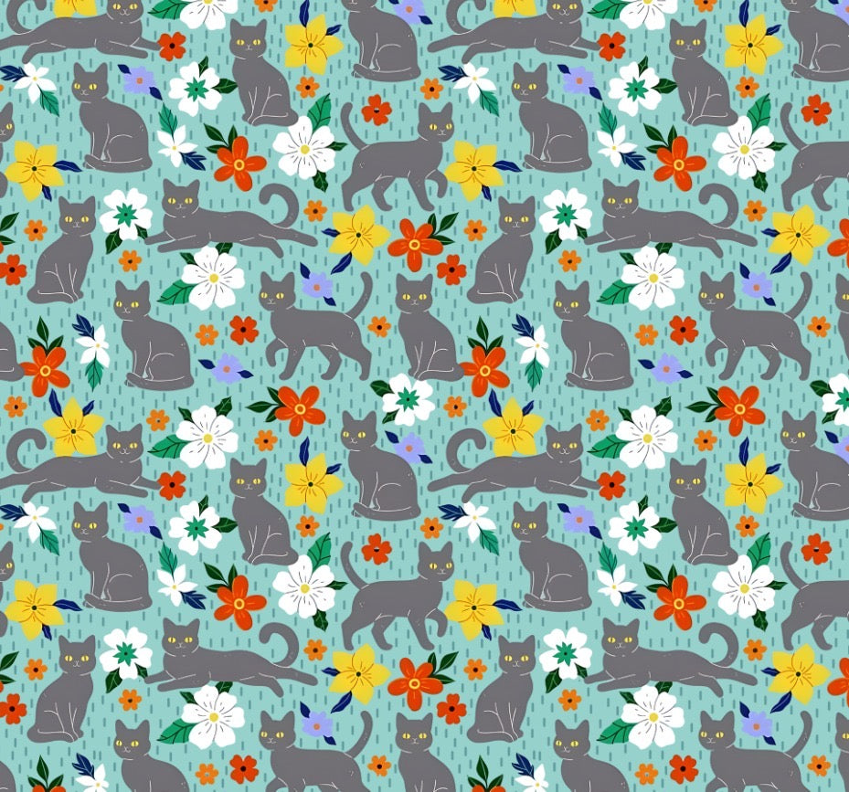 Bandana gato/flor 🐈‍⬛ 🌼