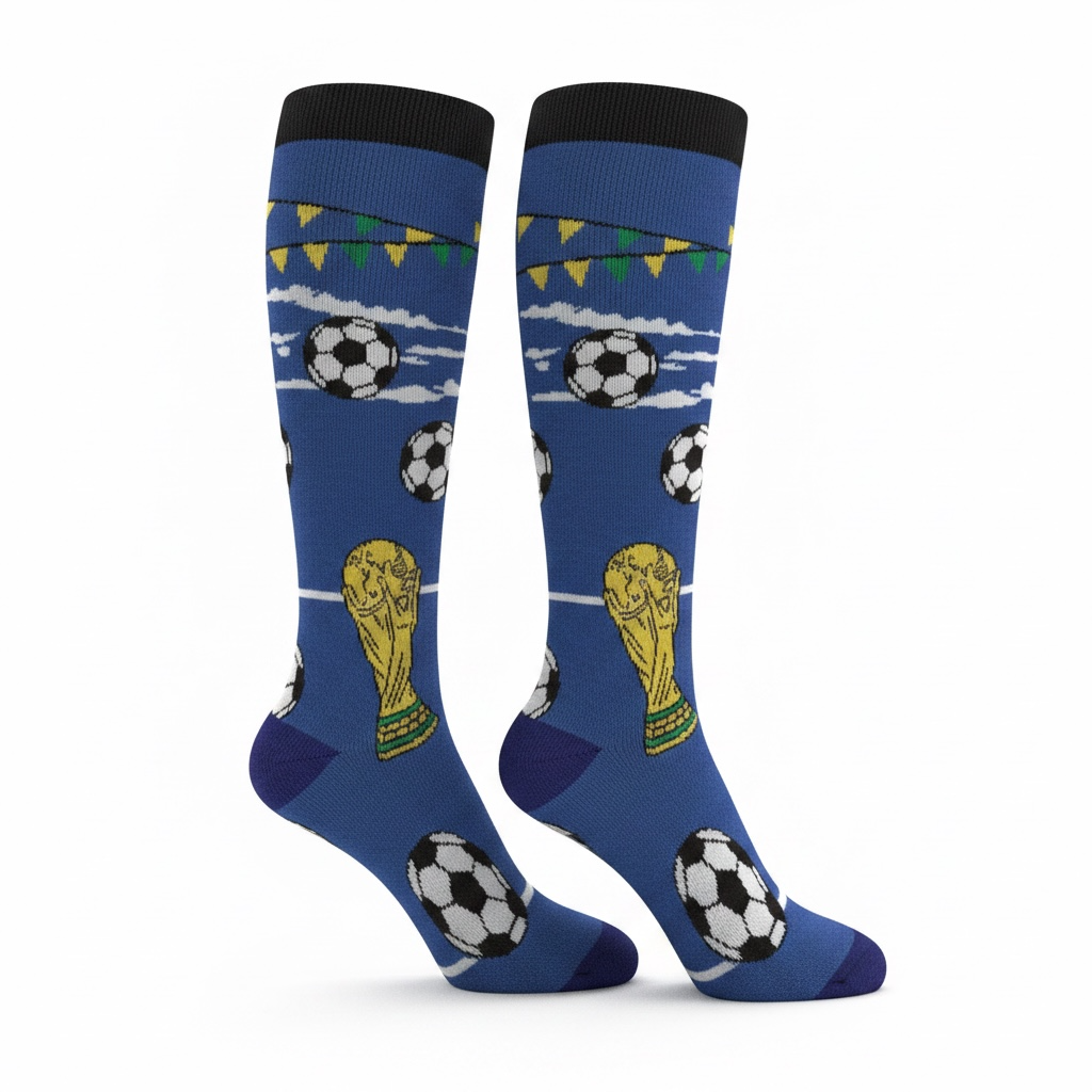 Medias de compresión - fútbol azul marino ⚽️