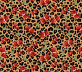 Bandana  animal print/cereza 🐆 🍒