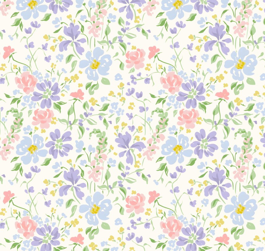 Bandana Flores color pastel