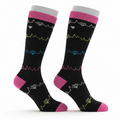 Medias de compresión - EKG colores 🩷💛💜
