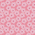 Bandana flores rosa pastel