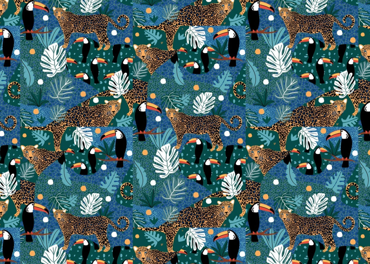 Bandana Leopardo 🐆 tucán 🦜
