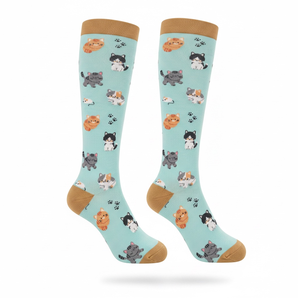 Medias de compresión - gatitos 🐱