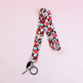 Lanyard flores rojas 🌺