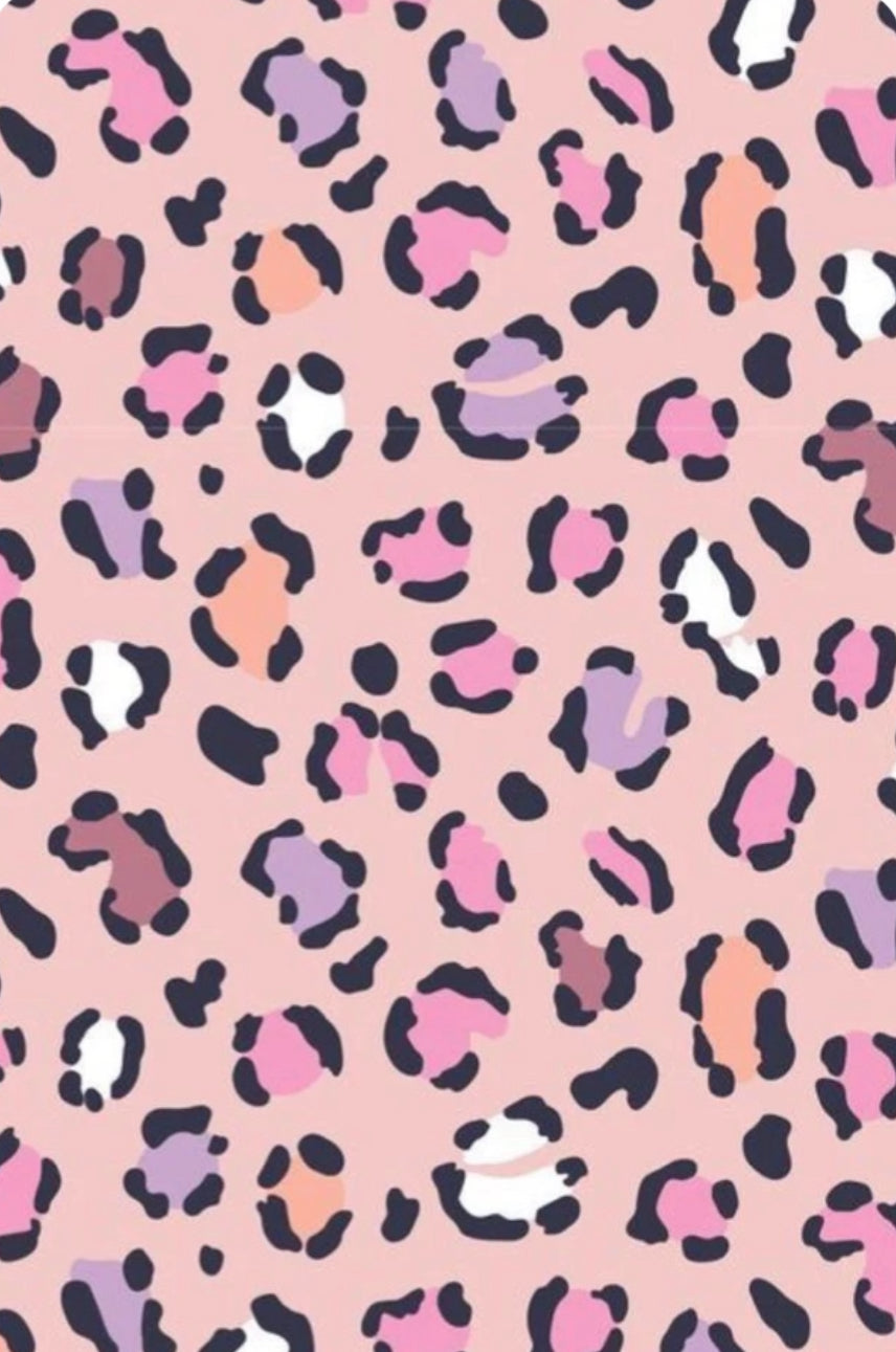 Bandana animal print rosa