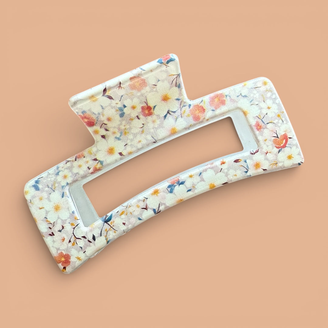 Pinza para cabello - floral