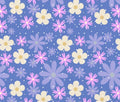 Bandana floral fondo lila 💜
