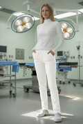 Blusa para abajo de quirúrgico - Blanca
