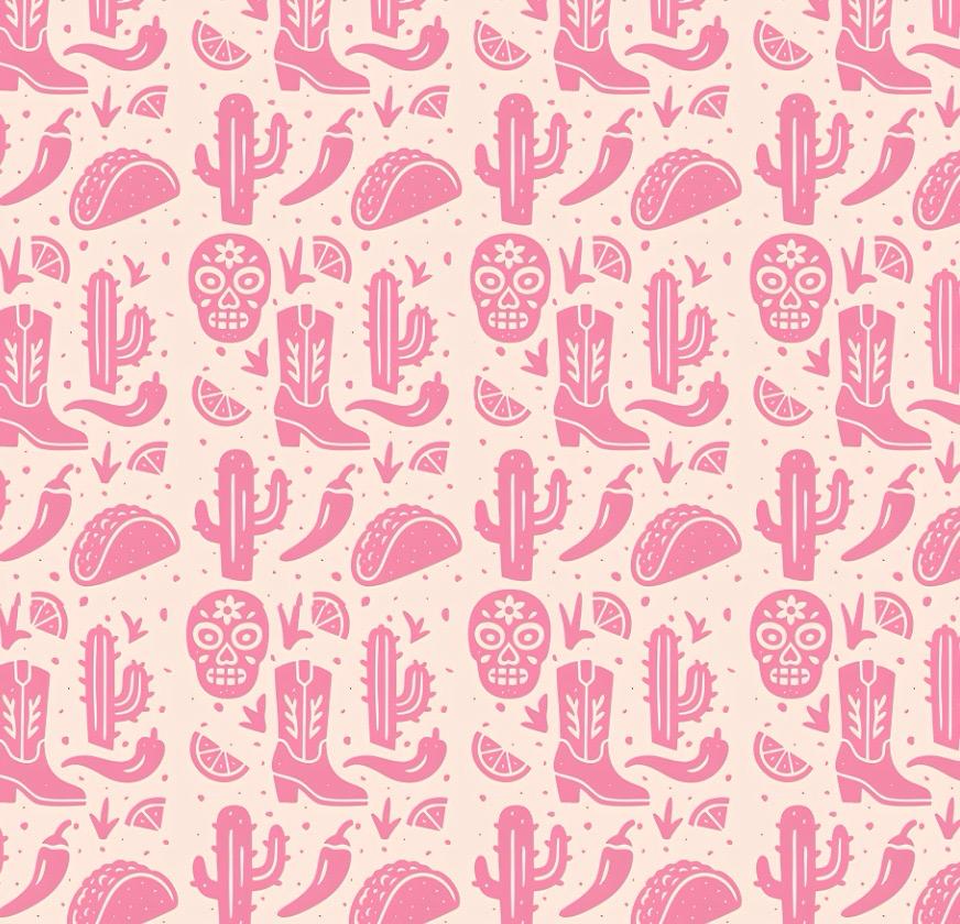 Bandana Mexican girl 🩷👢🌵
